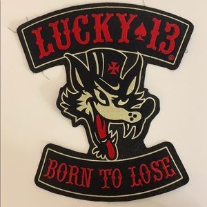 “LUCKY 13 BORN TO LOSE” PATCH